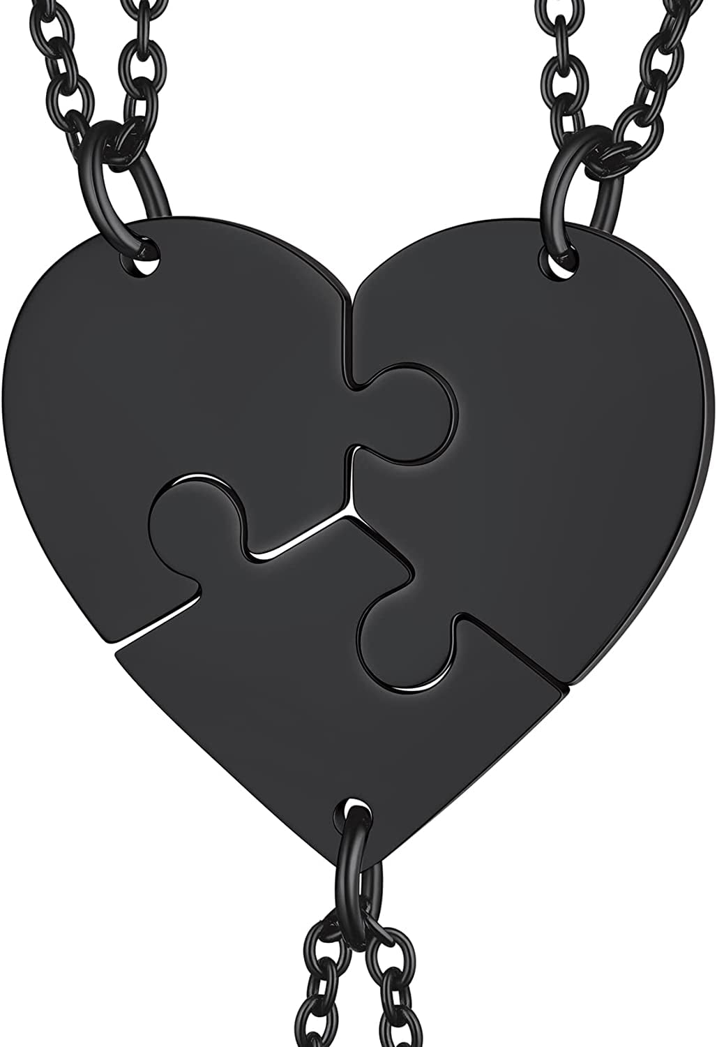 ChainsHouse Puzzle Friendship Necklace Stainless Steel BFF Necklace 2 3 4 5 6 7 8pcs Personalized Matching Heart Pendant Necklaces Women Men Send Gif cf38d8c6 61a4 47cc 9286 a10d99ee4a68.e8617e223601a8e084556ebd2ac21c90
