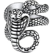 CHAINSHOUSE Snake Ring for Women/Men,Stainless Steel Retro Punk Gothic Jewelry Antique Octopus/Serpent Reptile Rings for Holiday Party Jewelry Gift ,Size 7-14(Box)