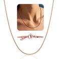 thumbnail image 1 of ChainsProMax 1mm/1.2mm/1.5mm/2mm Snake Chain 14K Gold Plated Stainless Steel Chain Necklace for Men Women Fathers/Mothers Day Gift for Dad Mother, 1 of 8