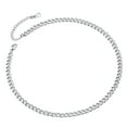 thumbnail image 1 of ChainsProMax 5mm Chain Link Choker 14 inch Layered Necklaces for Men Women Gift, 1 of 8