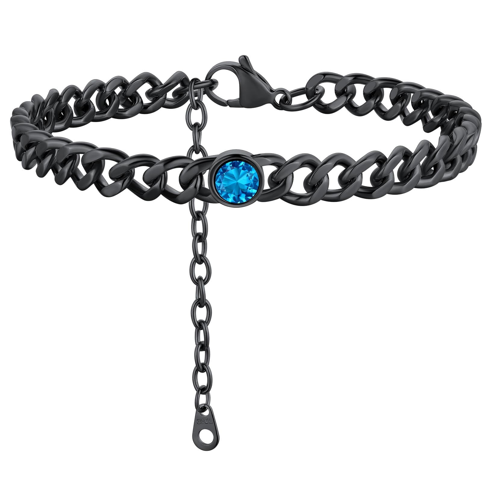 【BLACKPURPLE】Braham Cuban Chain Bracelet Woman PURPLE G-LINK BRACELET – Giantto