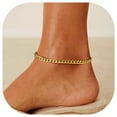 thumbnail image 1 of ChainsProMax Cuban Anklets for Women Barefoot Jewelry Men Ankle Bracelet Stainless Anklet Chains, 1 of 9