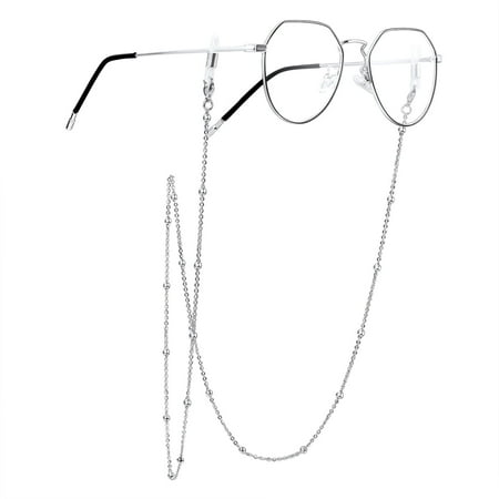 ChainsProMax Eyeglass Chain Sunglasses Chains For Womens Beaded Glass Chain