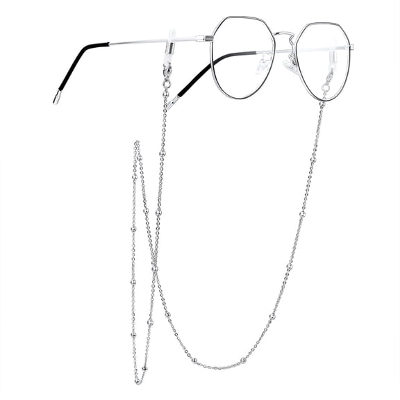 ChainsProMax Eyeglass Chain Sunglasses Chains For Womens Beaded Glass Chain