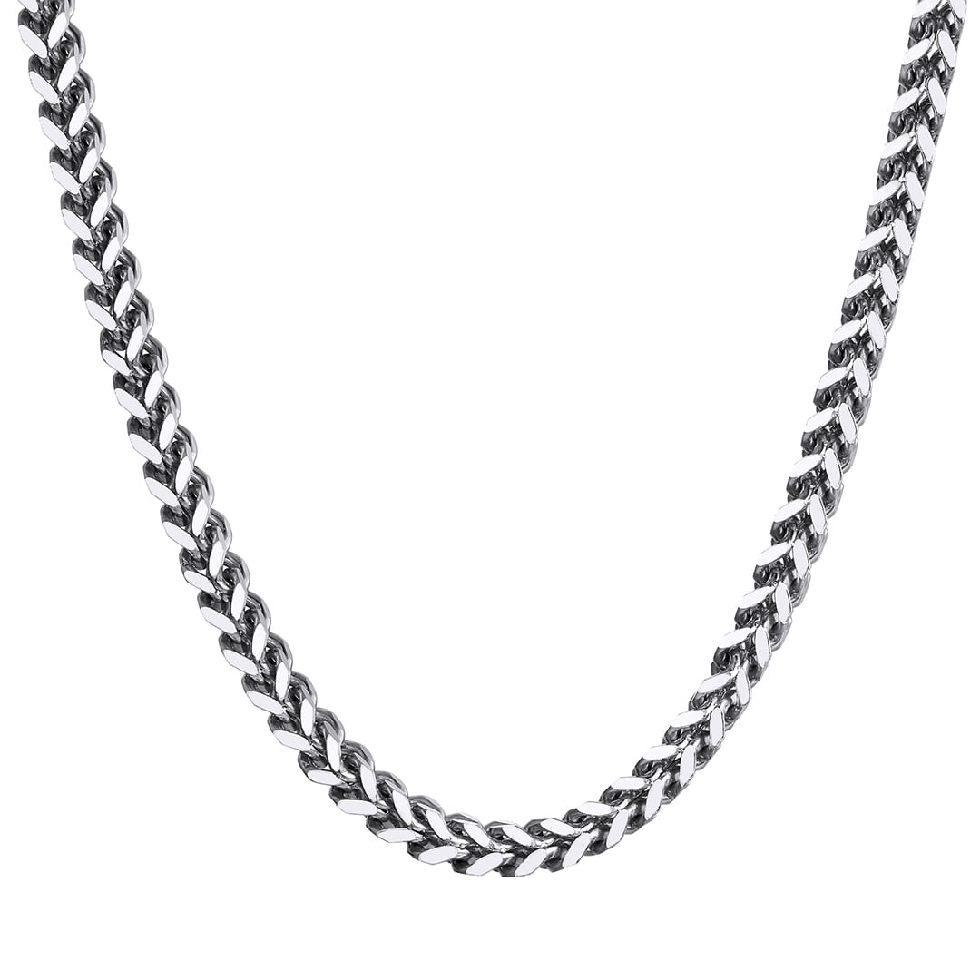 Collana Catena Franco Hip-hop Uomo 24 Pollici – Placcata Oro 3mm – L2JKINC