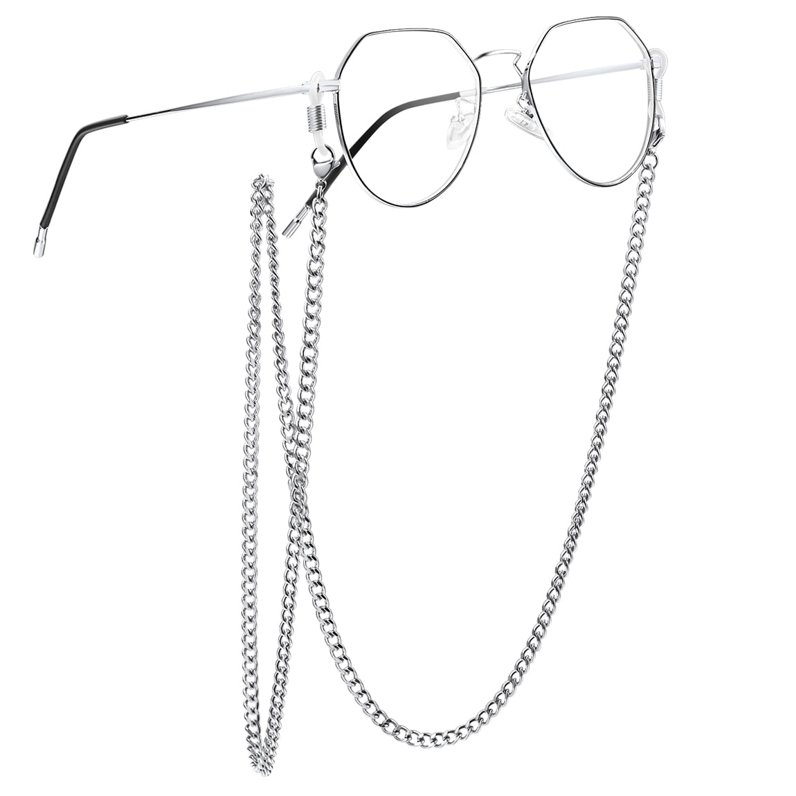 Eyeglass Chain,Glasses Chains Necklace,Stainless Steel Sunglasses Links  Holder, Grandmother Chains,Men Women Eyewear Chain