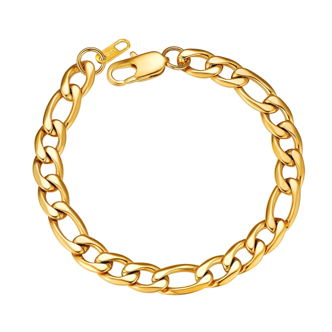 20mm Solid Miami Cuban Gold Bracelet | Uverly - UVERLY