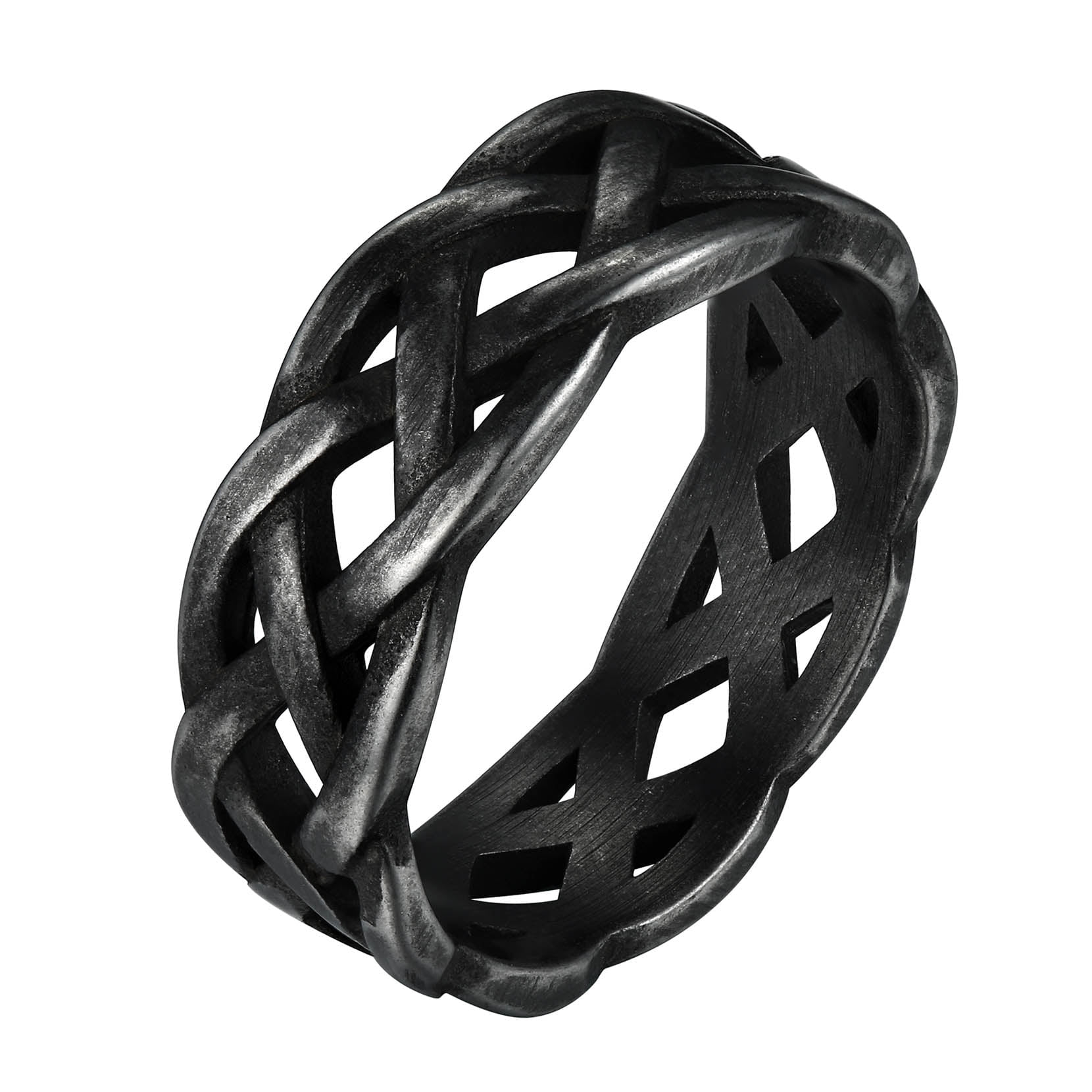 ChainsProMax Irish Ring Size 13 Stainless Steel Scottish Ring Mens ...