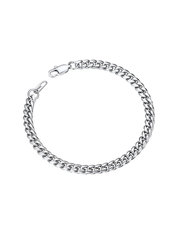 Men Bracelets Stainless Steel 19CM Wrist Chain Men Husband Dad Gift Christmas Fathers Day Jewelry Gift