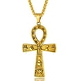 thumbnail image 1 of ChainsProMax Mens Stainless Steel Ankh Cross Necklace, Egyptian Jewelry, 1 of 8