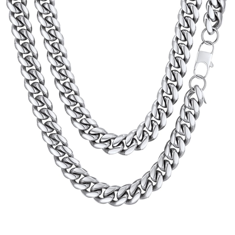 24 Stainless Steel Curb Link Chain 10mm 24 inches display picture 1