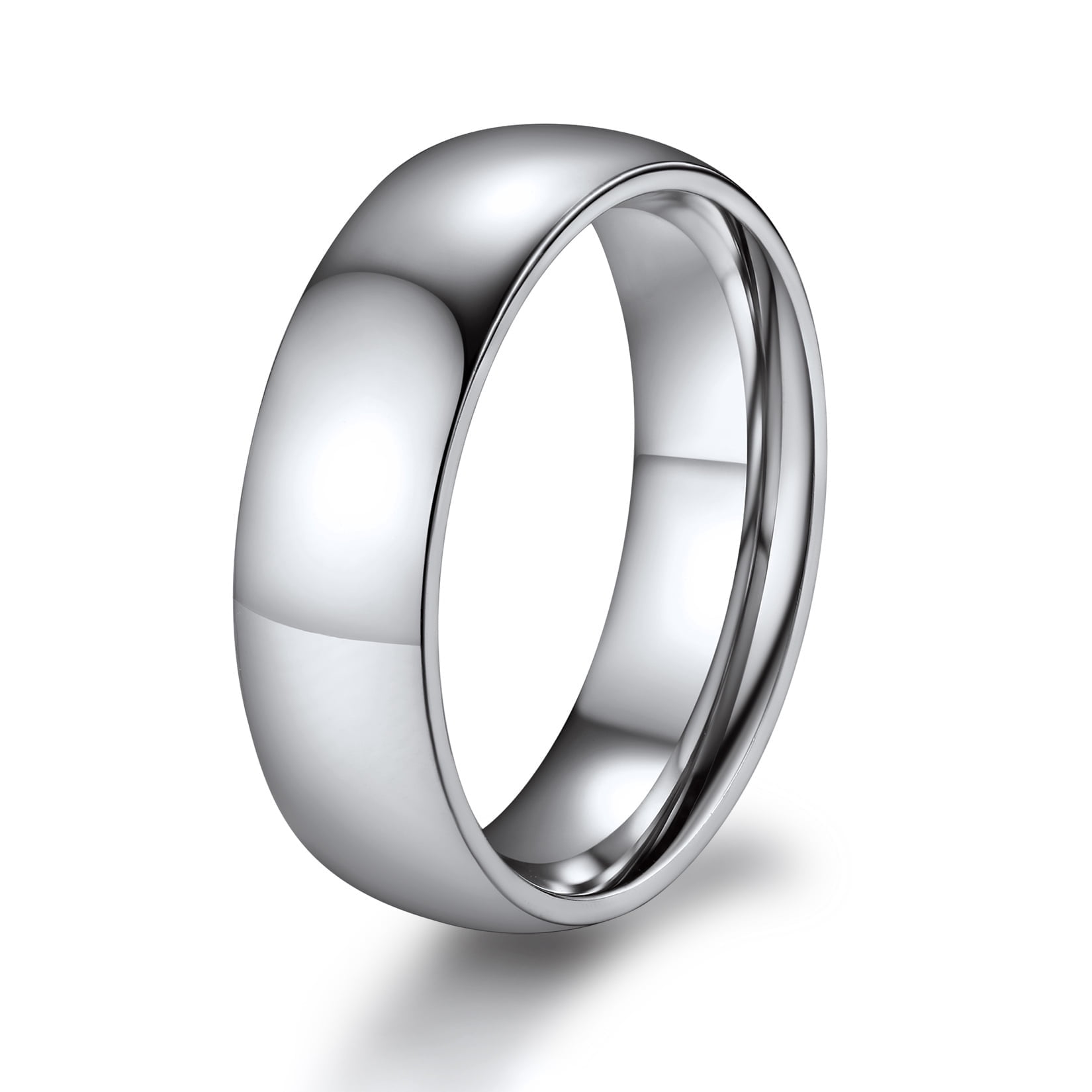 【サイズオーダー用】ハンドメイド　plain ring ChainsProMax Men/Women Classic Plain Ring, 2/4/6/8mm Wedding Band