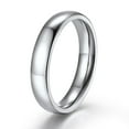 thumbnail image 1 of ChainsProMax Men/Women Classic Plain Ring, 2/4/6/8mm Wedding Band, Gold Plated/Stainless Steel/Black, 1 of 8
