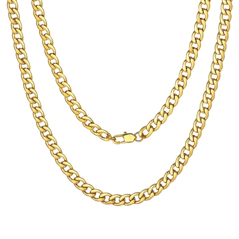 Mens simple deals gold chain