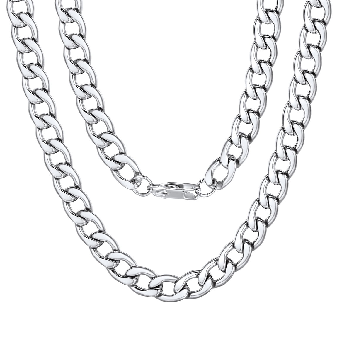 ChainsProMax Mens Neck Chains Thick Cuban Link Necklace 9mm 20 inches