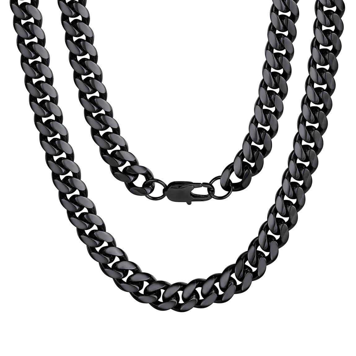 ChainsProMax Mens Necklace Chains Stainless Steel Cuban Chain Necklace