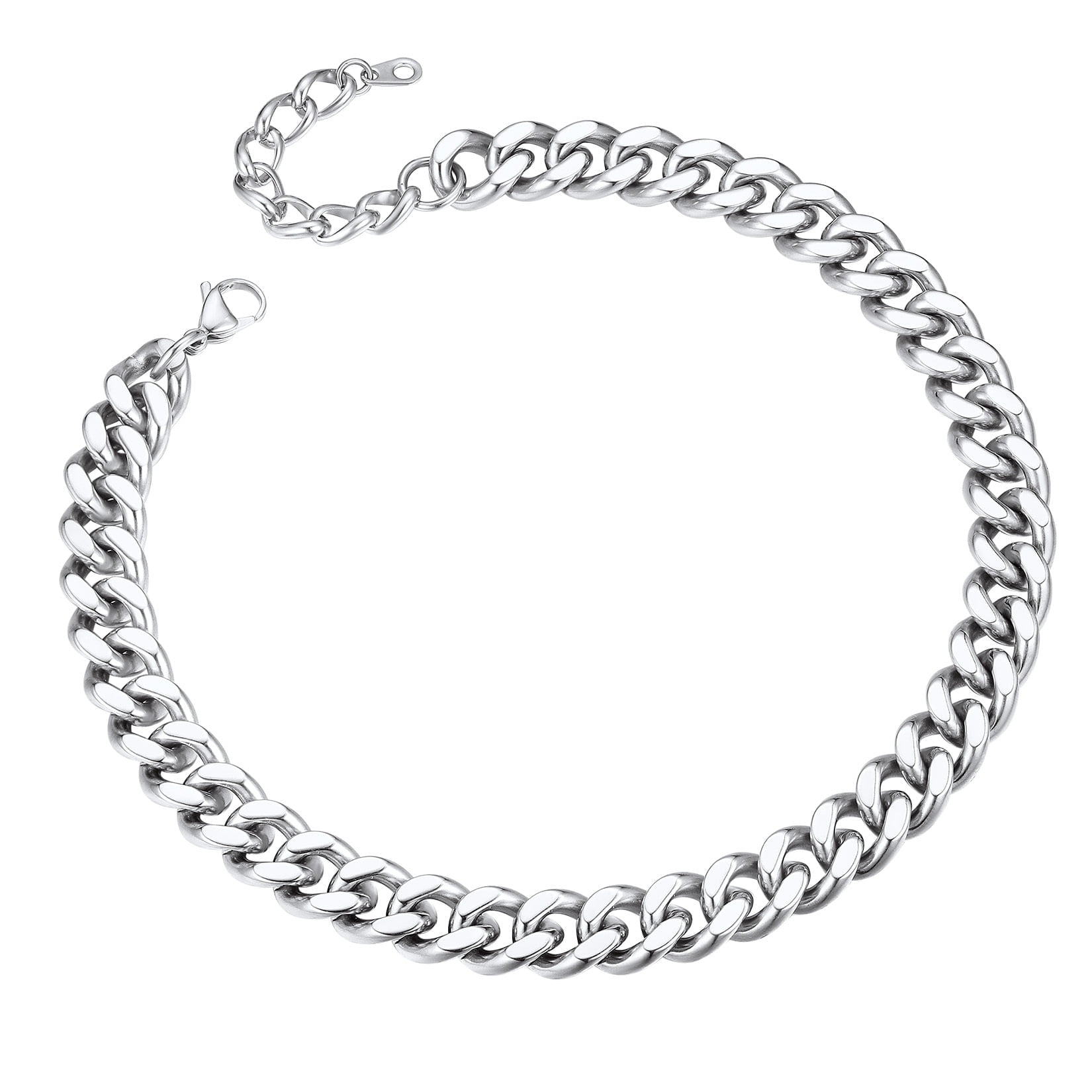 Men's Necklace Men's Chain Necklace Men's Silver & Black Necklace Men's  Jewelry Men's Gift Husband Gift Boyfriend Gift Dad - Etsy | Cadenas de  plata para hombre, Cadenas de plata, Cadenas