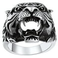 thumbnail image 1 of ChainsProMax Mens Rings Size 13 Stainless Steel Rapper Statement Rings, 1 of 8