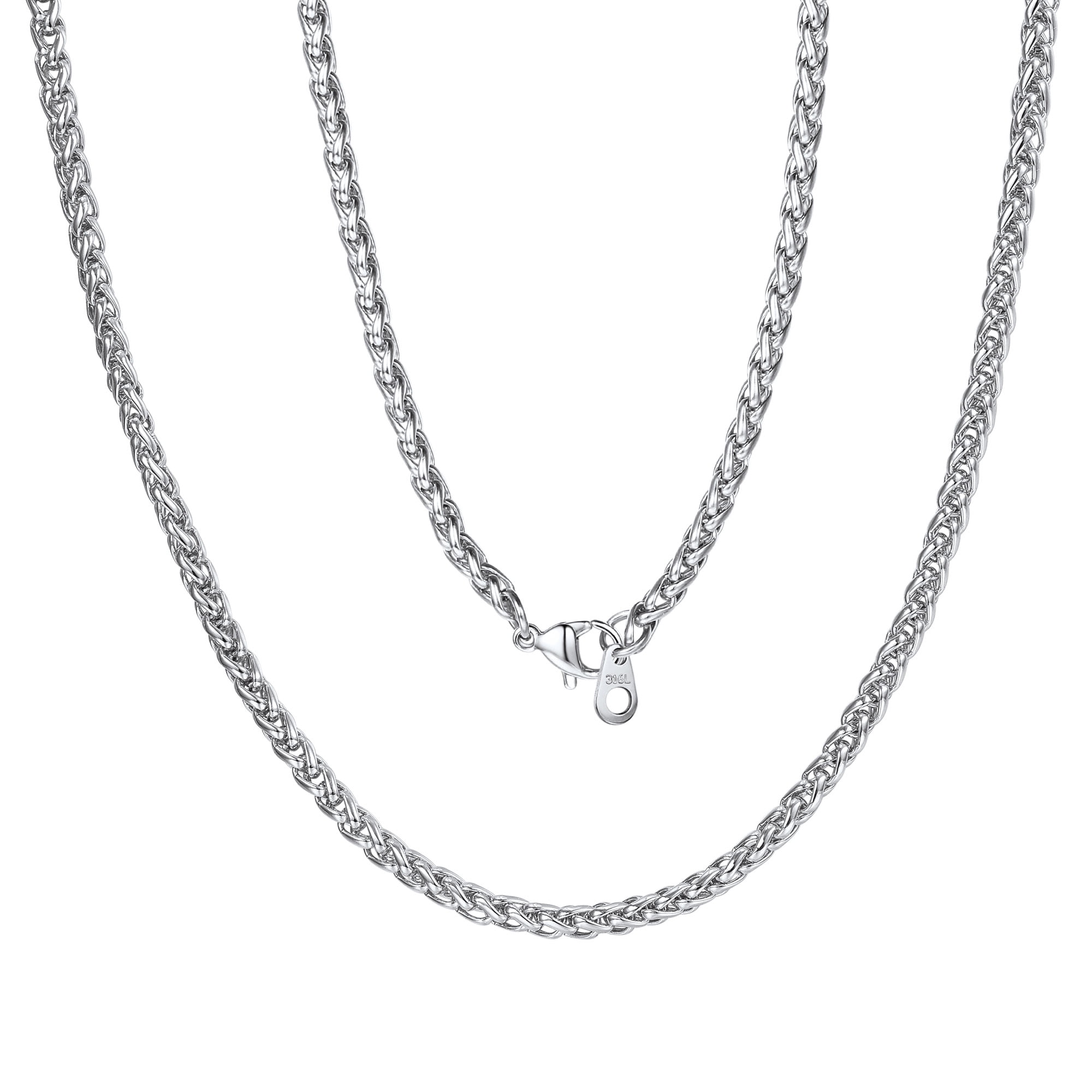 Netal Chain ChainsProMax Neck Chain Stainless Steel Chain for Pendant Men Sturdy ...