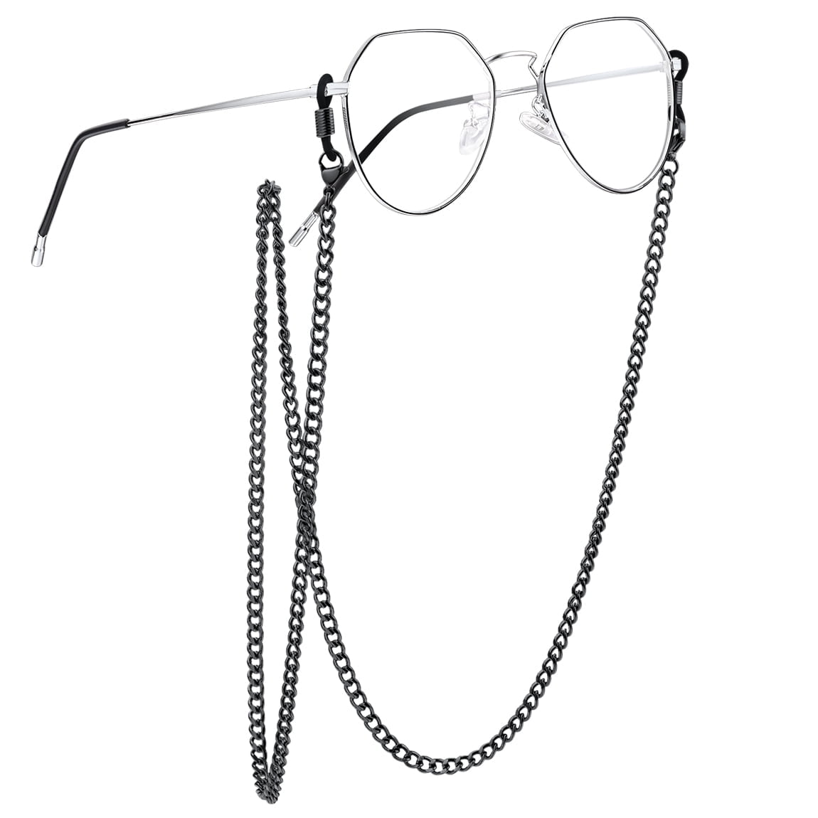 ChainsProMax Men's Long Eyeglass Chain Necklace with Ends