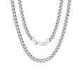 thumbnail image 1 of ChainsProMax Stainless Steel Flat Box Chain Male Necklace 20inch 8mm Hip Hop Jewelry Gift for Father, 1 of 7