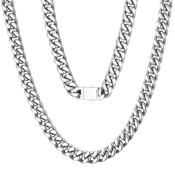 ChainsProMax Stainless Steel Necklace 26inch Mens Jewlery Thick Stainless Mens Chain Jewelry Gift for Father