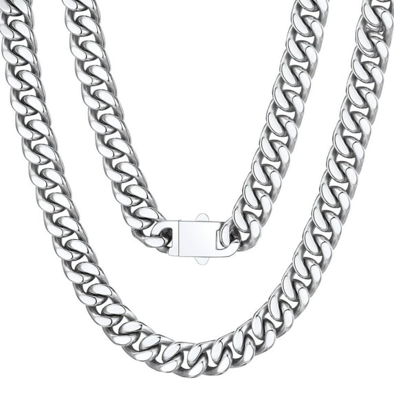 ChainsProMax Stainless Steel Necklace Chains 26inch Male Chain Necklace Mens Steel Chain