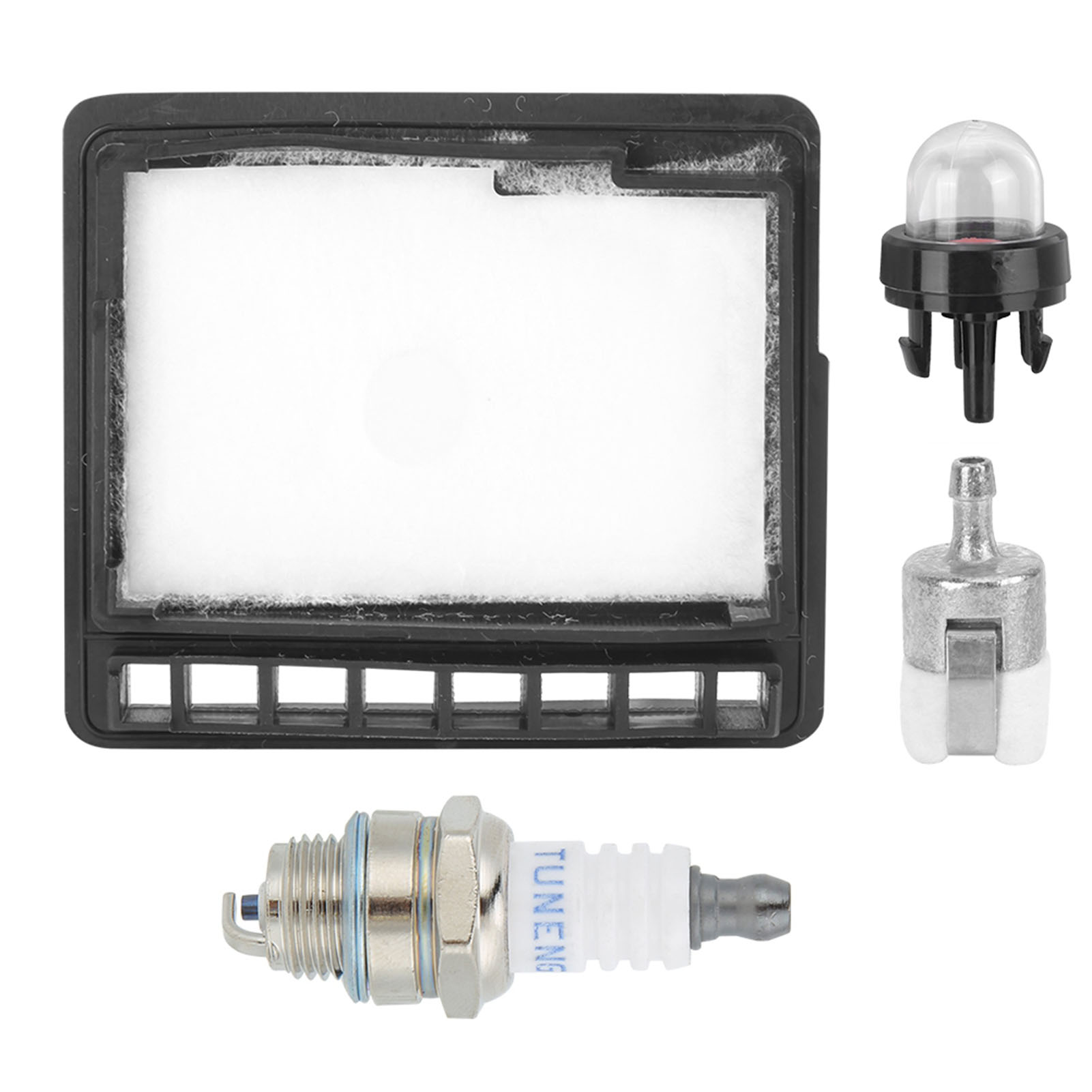 Chainsaw Air Filter Sparking Plug Primer Bulb Set Fit for Echo CS3000