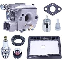Chainsaw Carburetor Tune Up Kit with Air Filter and Fuel Line Compatible with Echo CS301 CS305 CS306 CS340 CS341 CS345 CS346 Series