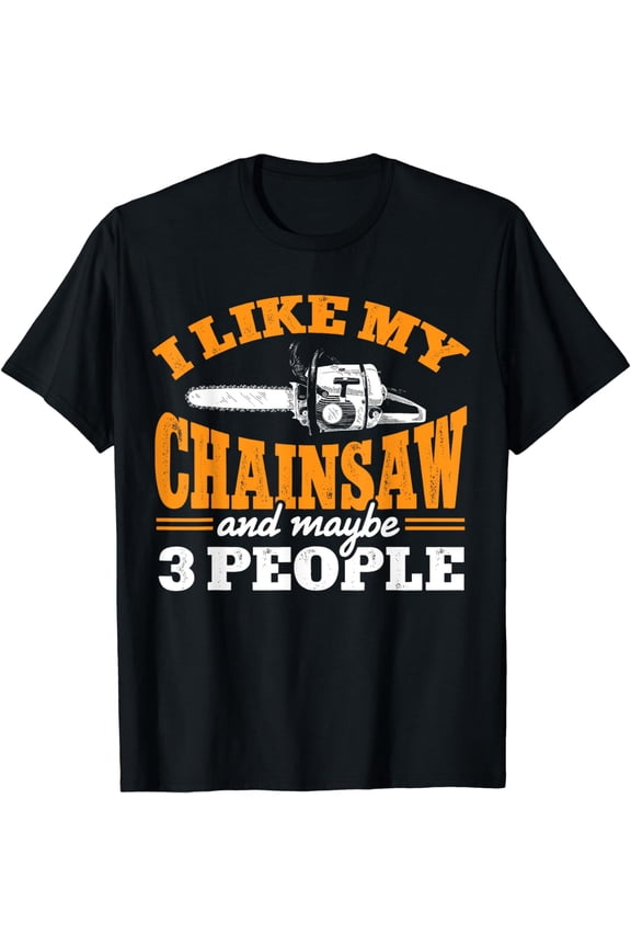 Chainsaw Carving Woodworking Logger Carpentry Woodworker T-Shirt