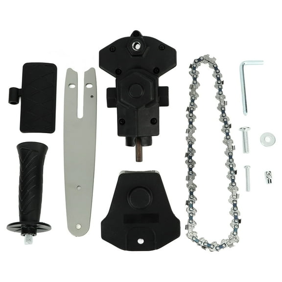 Chainsaw Drill Attachment Chainsaw Attachment Electric Drill Modified to Chainsaw Attachment One Handed Electric Chain Saw for Wood Cutting 15.2cm / 6in