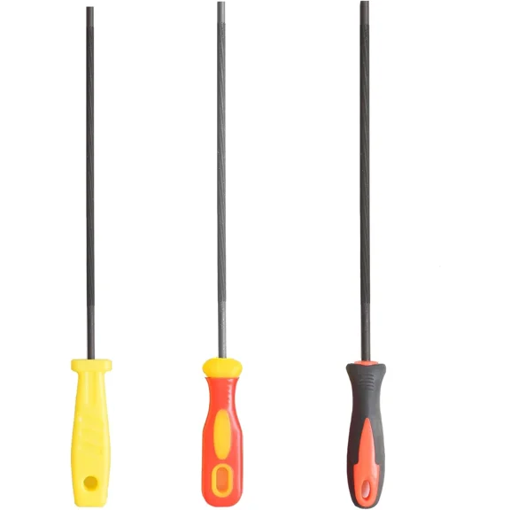 Chainsaw File Set 3 Sizes 5/32, 7/32, 3/16 Inch, Chainsaw Sharpener Set Tool Kit