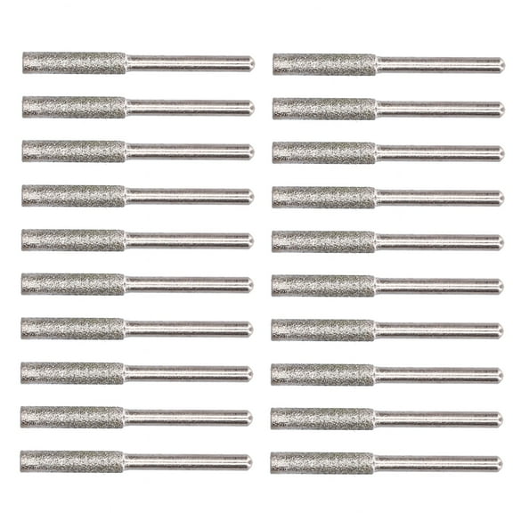 Chainsaw Grinding File Set, 20Pcs Emery Sharpening Stone Burr Kit For Easy Chain Saw Repair