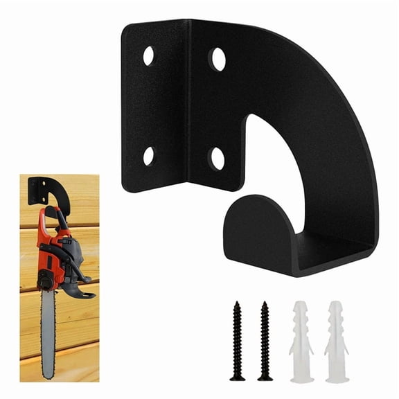 Chainsaw Hanger, Heavy Duty Chainsaw Wall Mount Holder, Organizer Mounted Chainsaw Rack, Chain Saw Hanger for Garden