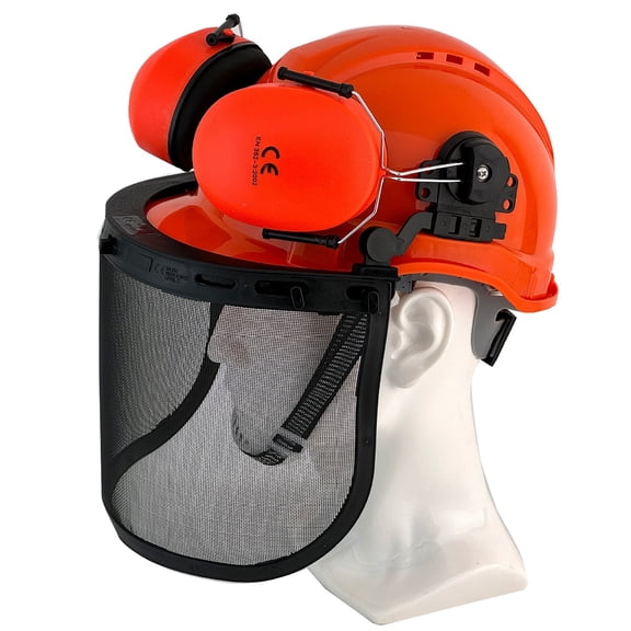 Chainsaw Helmet with Ear Protection Forestry Safety Helmet with Mesh Face Shield