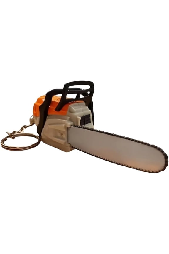 Chainsaw Keychain,Mini Chainsaw Keychain,Chainsaw Keychain Portable Chainsaw Key Ring,Creative Fidget Keychain for Tool Lovers,Outdoor Theme Collectible Gift