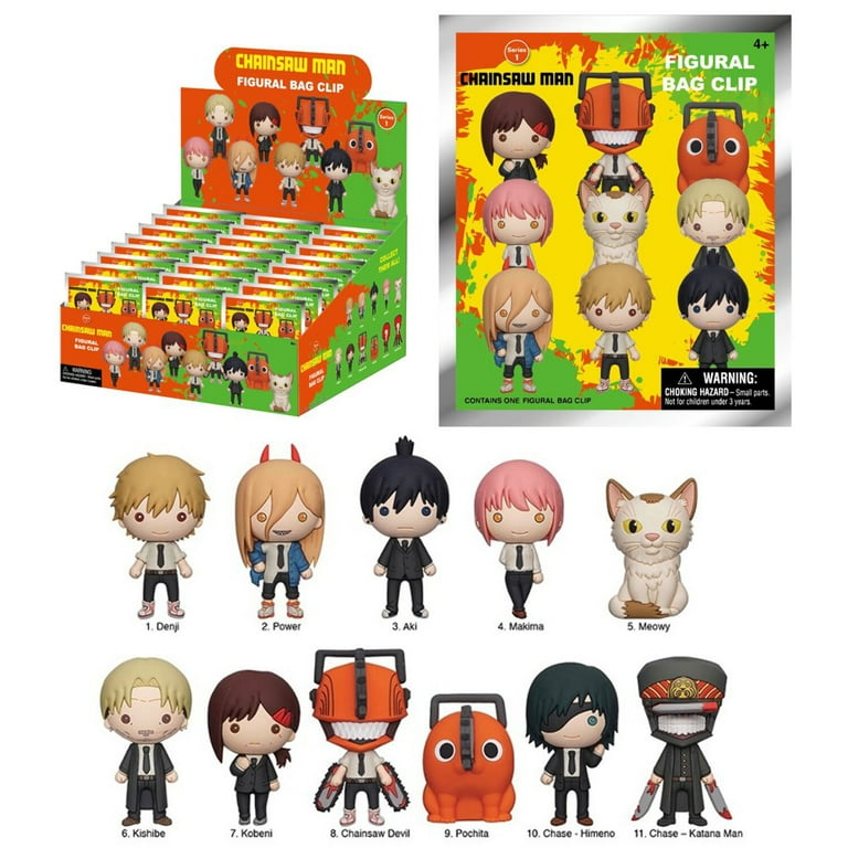  Man グッズ Chainsaw Man Plush Bag Clip - Monogram International Inc.
