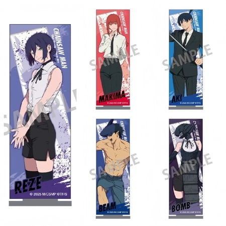 For Chainsaw Man Acrylic Standee Makima Power Aki Angel Reze Denji Cosplay Anime Desktop Decoration Ornament Holiday Gift (1 standee_6inch/8inch/10inch)
