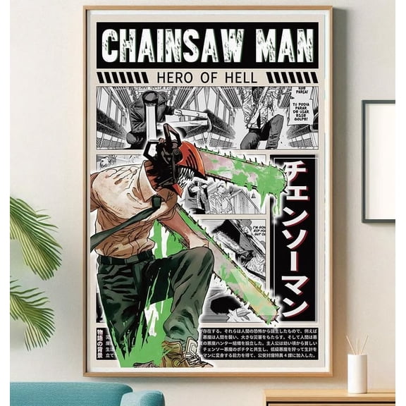 Chainsaw Man Denji Anime Poster size 24''x36'' GooGate