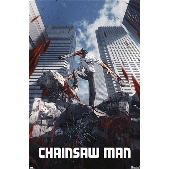 Chainsaw Man - Key Art Wall Poster, 14.725" x 22.375"