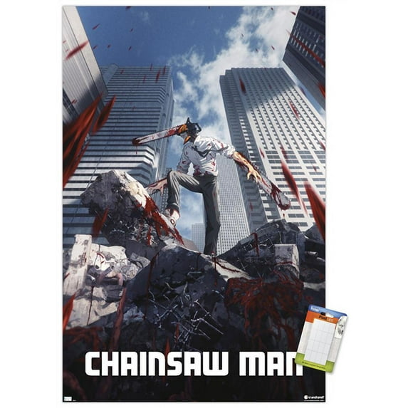 Chainsaw Man - Key Art Wall Poster, 22.375" x 34"