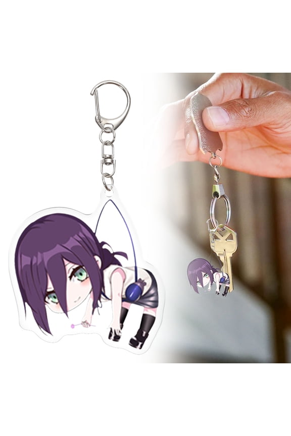 Chainsaw Man: Reze Arc, 2.4 Inch Reze Keychain, Stylish Bag Accessory for Keys, Collectible Gift for Fans