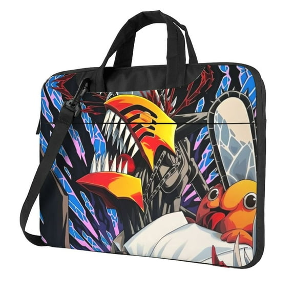 Chainsaw Man Laptop Bag Laptop Case Computer Notebook Briefcase Messenger Bag With Adjustable Shoulder Strap 13 Inch