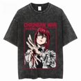 thumbnail image 1 of Chainsaw Man Men's Cotton Summer T-Shirts Vintage Tee Loose Fit Short Sleeve Casual Tshirts for Men Women 3XL, 1 of 4