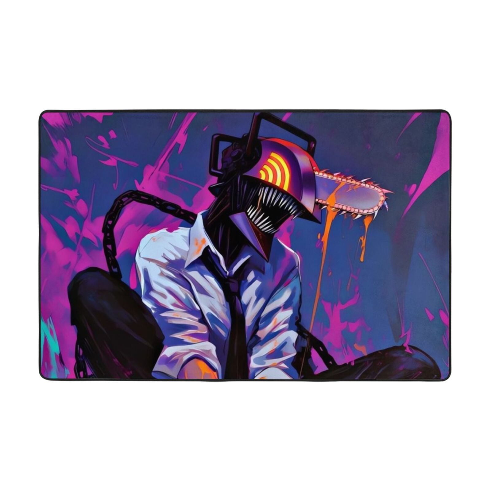 Chainsaw Man Rugs Washable Cover Floor Rug Carpets Bathroom Decorations ...