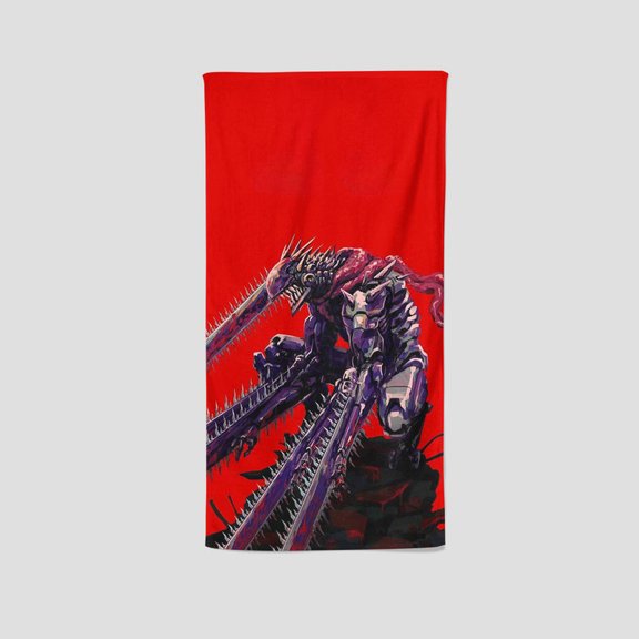Chainsaw Man has designed a distinctive single-sided towel, a custom gift for fans. Perfect for yoga, gym, boxing, and sunbathing, it measures 13.8"x28.7".