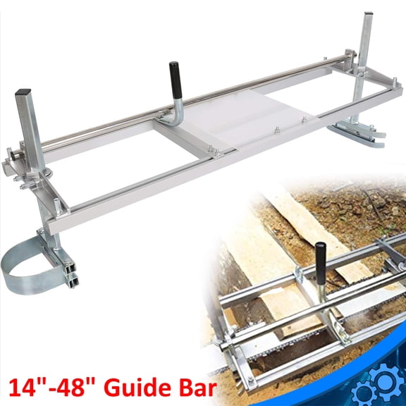 Chainsaw Mill 14"-48" Portable Chain Saw Mill Aluminum Steel Planking Lumber