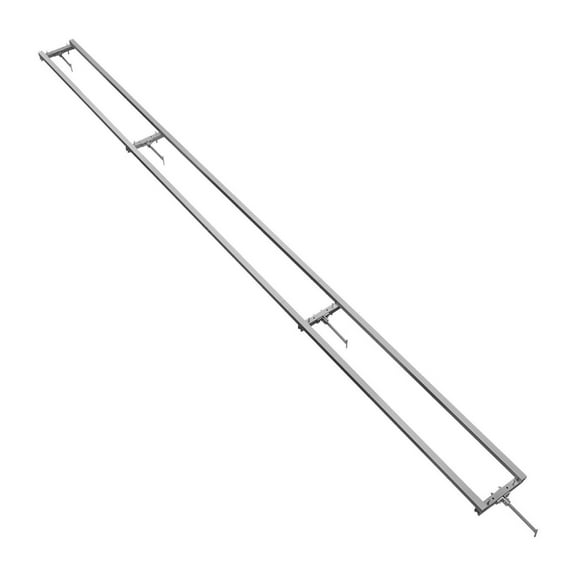Chainsaw Mill Rail System 12ft, Aluminum Guide Kit with 4 Crossbars & Wedges, Adjustable Chainsaw Milling Guide for Woodworkers, Portable Lumber Milling Rail