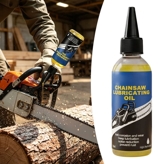 Chainsaw Oil for Chain, Bar and Chain Oil, Multi-Purpose Bar and Chainsaw Lubricant,Long-Lasting Protection Layer, Improved Gear Adhesion (1Pcs)