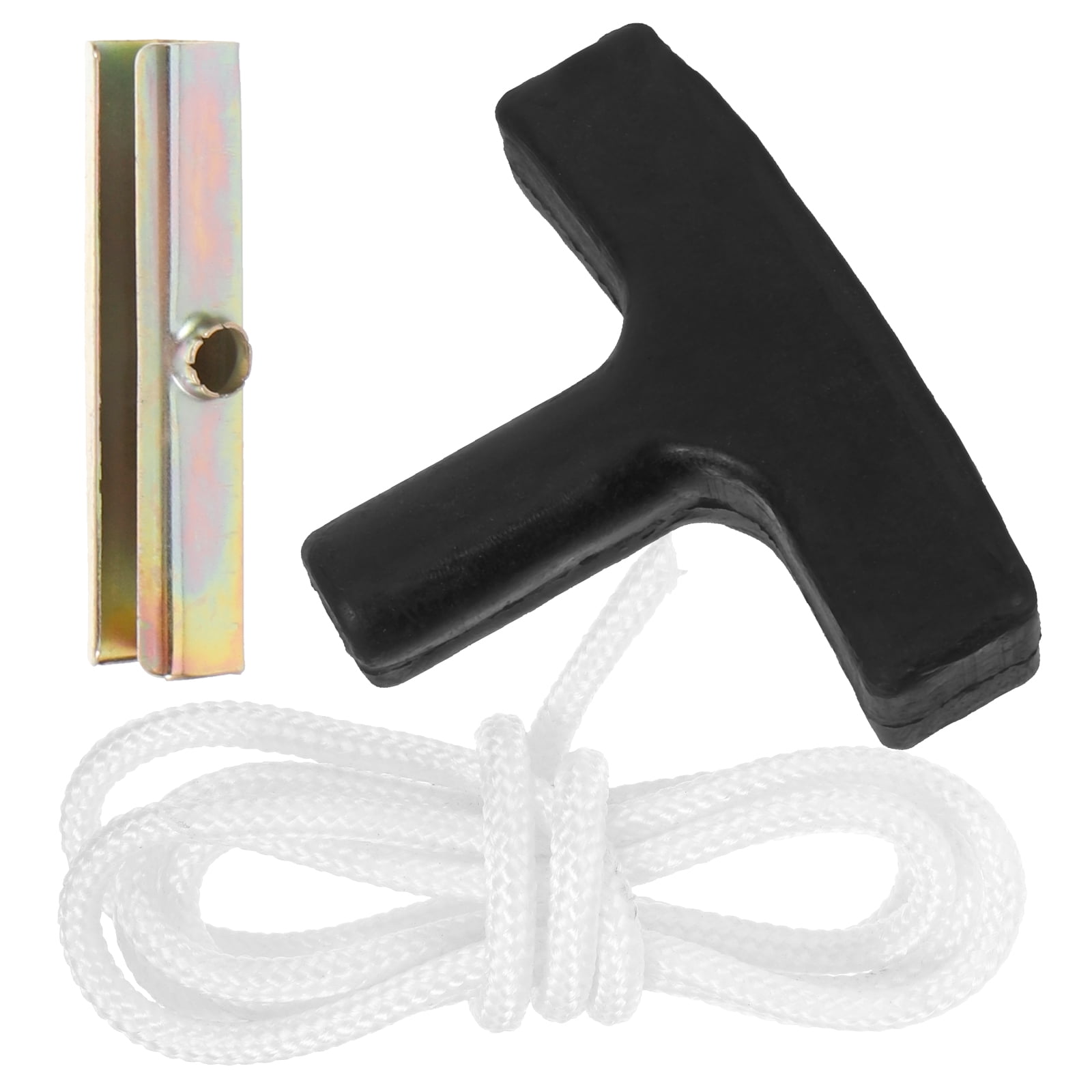 Chainsaw Pull Cord Handle Starter Zip Fire Pulling Plate Metal